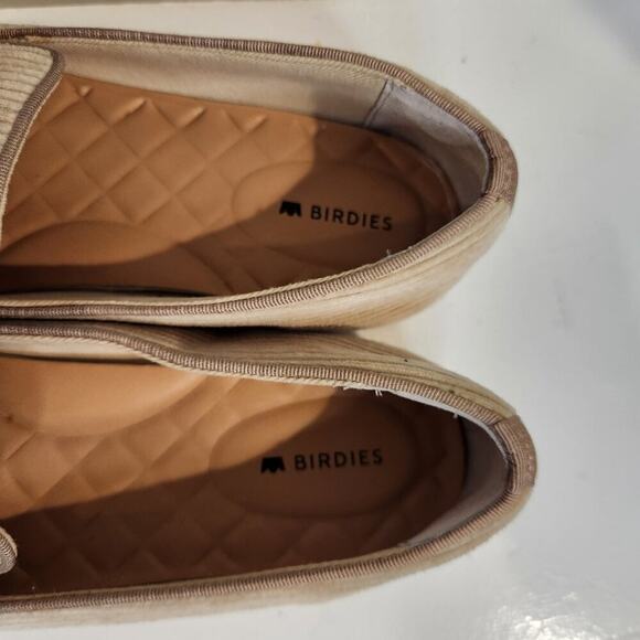 Birdies The Swift Slip On Shoes Corduroy Oatmeal Beige Sneakers Fall - Size 7 - Picture 5 of 7